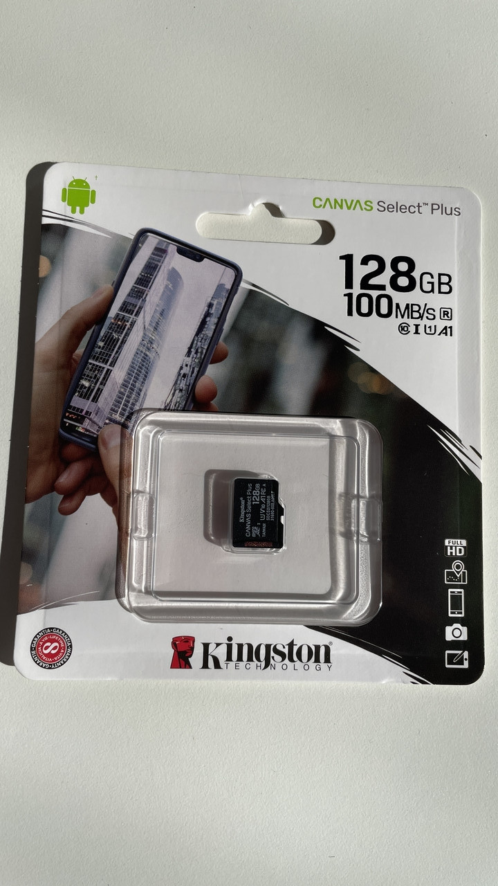 Карта пам'яті MicroSD "Kingston Technology" 128 ГБ