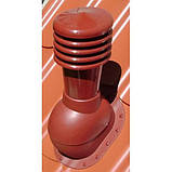 Вентиляційний елемент KRONOPLAST 110-125 мм KBN (не утеплений) для металочерепиці з висотою хвилі до 28 мм., фото 4