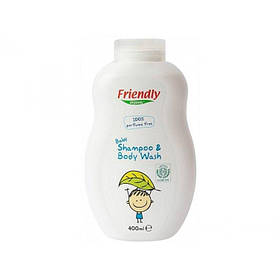 Шампунь-гель дитячий для купання FRIENDLY ORGANIC без запаху, 400мл