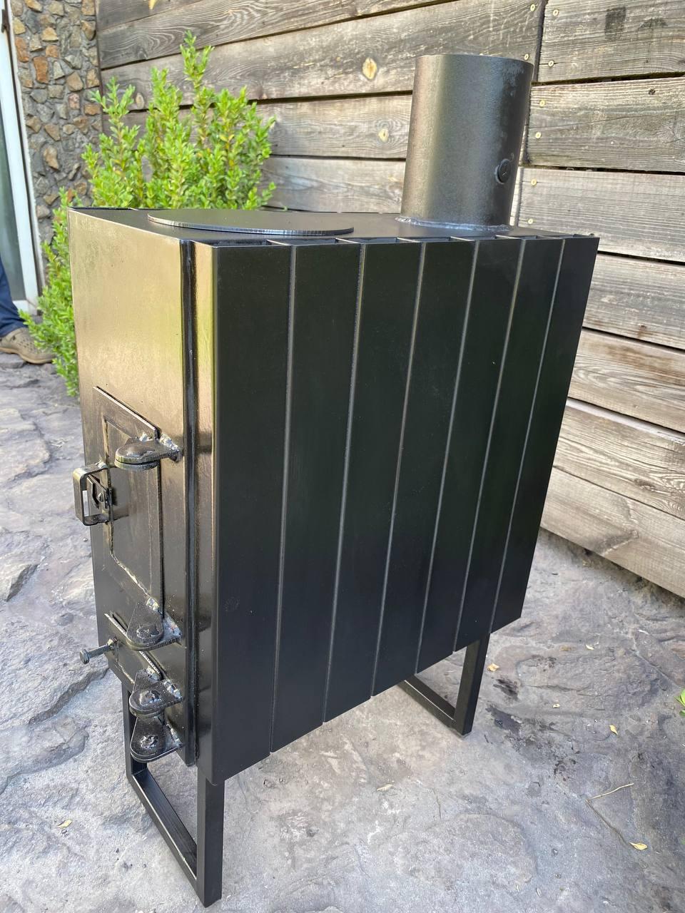 Печь Буржуйка 4 Мм с Радиатором и Варочной Поверхностью 5 Мм. — Купить ...
