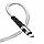Кабель Hoco U105 Treasure Jelly USB - MicroUSB 2.4A/1.2m (Сталевий), фото 3