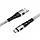 Кабель Hoco U105 Treasure Jelly USB - Type-C 3.0A/1.2m (Сталевий), фото 3