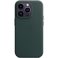 Шкіряний чохол-накладка Apple Leather Case with MagSafe for iPhone 14 Pro Max, Forest Green (MPPN3)