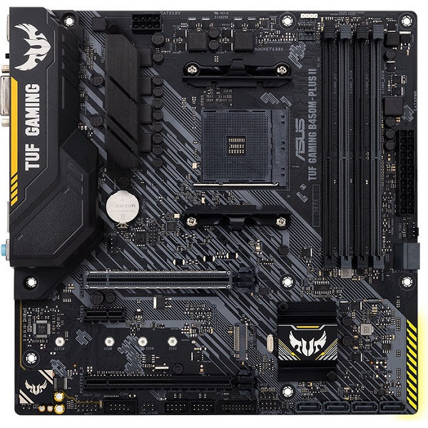 Мат. плата Материнська плата ASUS TUF GAMING B450M-PLUS I I (Socket AM4, B450, DDR4, LAN - 1 Gb/s, DVI, HDMI,