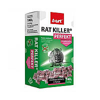 Яд для мышей и крыс мумифицирующий в гранулах Best RAT Killer Perfekt 140 г.