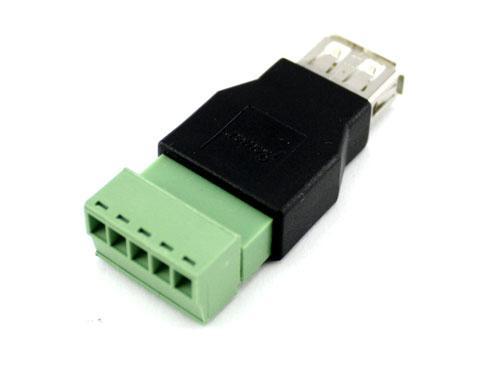 USB RESHETO 2.0 TYPE-A Sterl Shtecer Papa-5PIN термінали