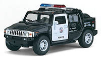 Металлическая машинка Kinsmart KT5097WP Hummer H2 Police 2005