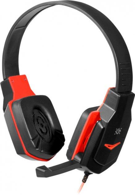 Дротові навушники Defender Warhead G-320 Black-Red, фото 1