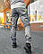 Чоловічі сірі штани карго Intruder GRID, фото 4