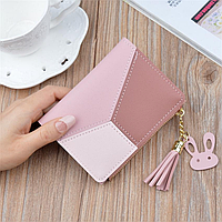 Женский кошелек Zoukane 12*9*1.8cm Розовый (sv0172pink), Рожевий