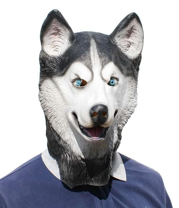 Реалистичная маска собаки, хаски (sv0781-11) (ID#1692696571), цена: 458 ...