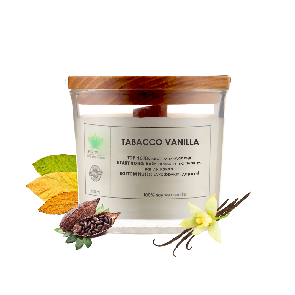 Аромасвічка Purity Tabacco Vanilla 60 грам