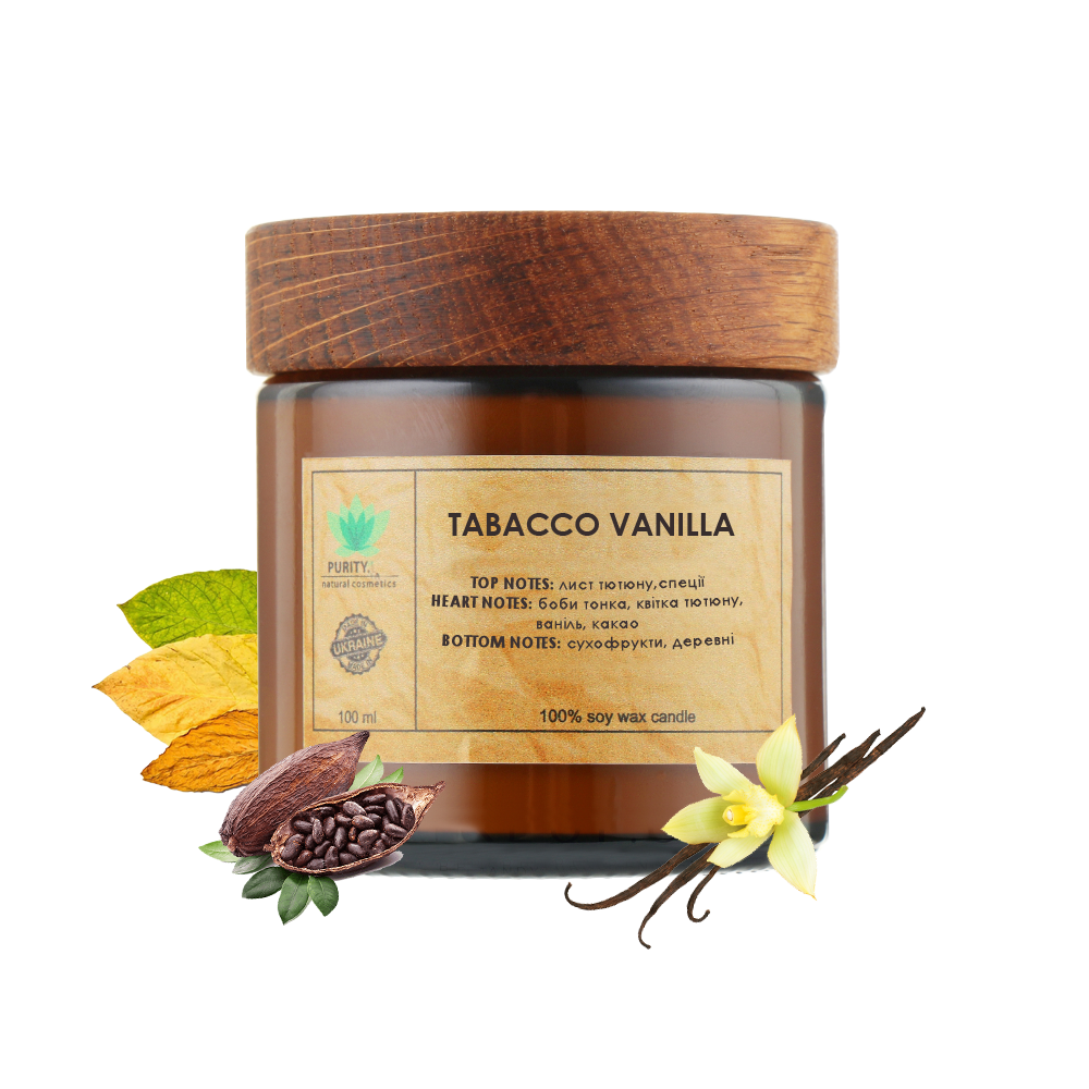 Аромасвічка Purity Tabacco Vanilla 100 грам