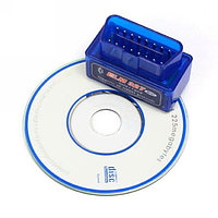 Автомобильный сканер ELM 327 mini Bluetooth, адаптер для диагностики автомобилей Синий (sv0892)
