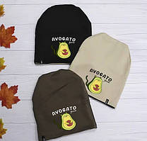 Жіноча шапка з принтом Авокадо