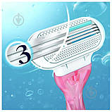 Gillette Venus Smooth Sensitive (3 шт) Одноразові жіночі верстати для гоління 02317, фото 3