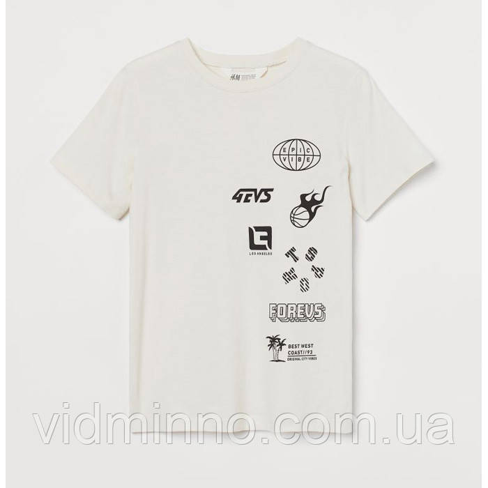 Дитяча футболка Epic Vibe H&M для хлопчика 8-10 років - р.134/140 /97278/