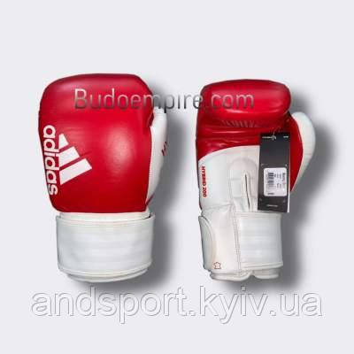 Боксерські рукавички "Hybrid 200" ⁇ червоно/білий ⁇ ADIDAS ADIH200