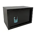 Металевий міні сейф меблевий для грошей для дому для документів для пістолета СМ-200, фото 4