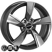 Литые диски ZW Skoda (SK522) R17 W7 PCD5x112 ET40 DIA57.1 (GMF)