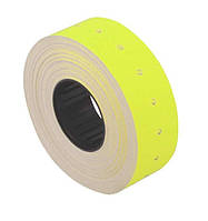 Етикет-стрічка 21*12 жовта Арт.3215