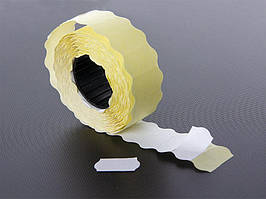 Етикет-стрічка 22*12 біл. фіг. Арт.3219