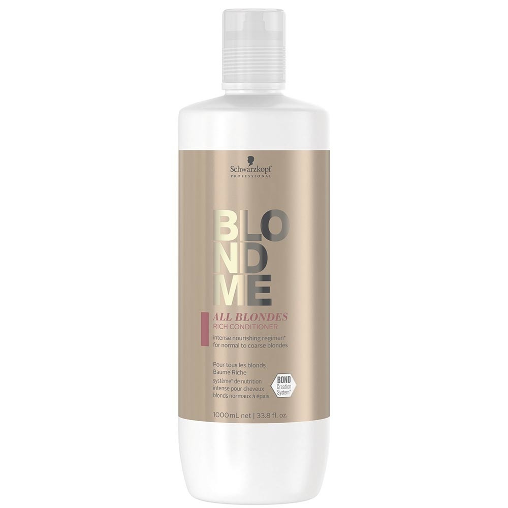 Обогащенный кондиционер для волос всех типов Schwarzkopf Professional Blondme All Blondes Rich Conditioner 250 - фото 1 - id-p1692773025