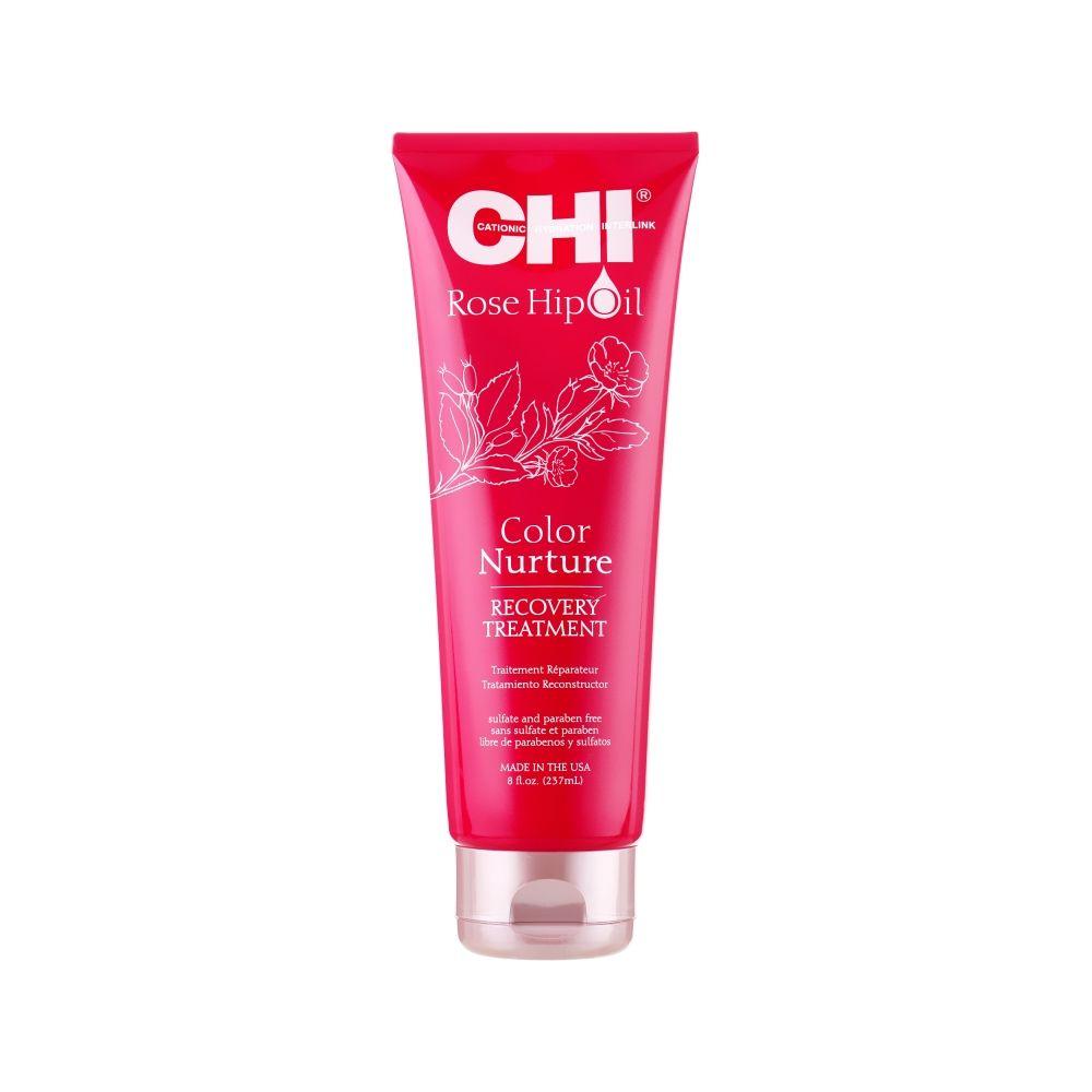 Відновалювальна маска з олією троянди і кератином Chi Rose Hip Oil Recovery Treatment 237 мл