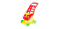 Детская коляска для кукол, Орион красно-желтая (147)