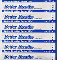Смужки від хропіння Breath Easy Extra-Strength Nasal Breathing Strips тілесні, 50 смужок