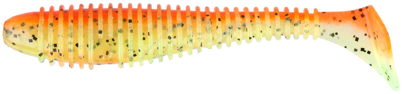 Силіконова приманка Keitech Swing Impact FAT 2.8" 8 шт., колір Spicy Mustard, товста версія для джигу та свімбейта, фото 1