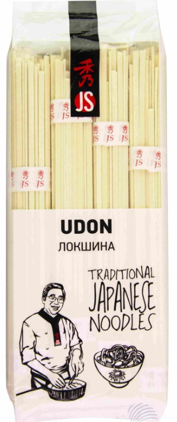 Локшина пшенична Удон JS 500 г, фото 1