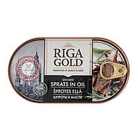 Шпроты в масле «Riga Gold» 190 г.