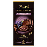 Черный шоколад Lindt Edelbitter Mousse черника и лаванда 150 г