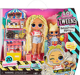 Ігровий набір з ляльками L.O.L. SURPRISE! серії Tweens&Tots Babysitting Beach Party - Рей Сендс і Крихітка 580492