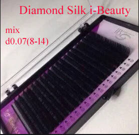 

Ресницы i-Beauty Diamond Silk "MIX" d0.07 8-14мм