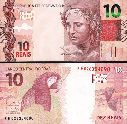 Бразилия / Brasil 10 reais 2010 Pick 254 UNC
