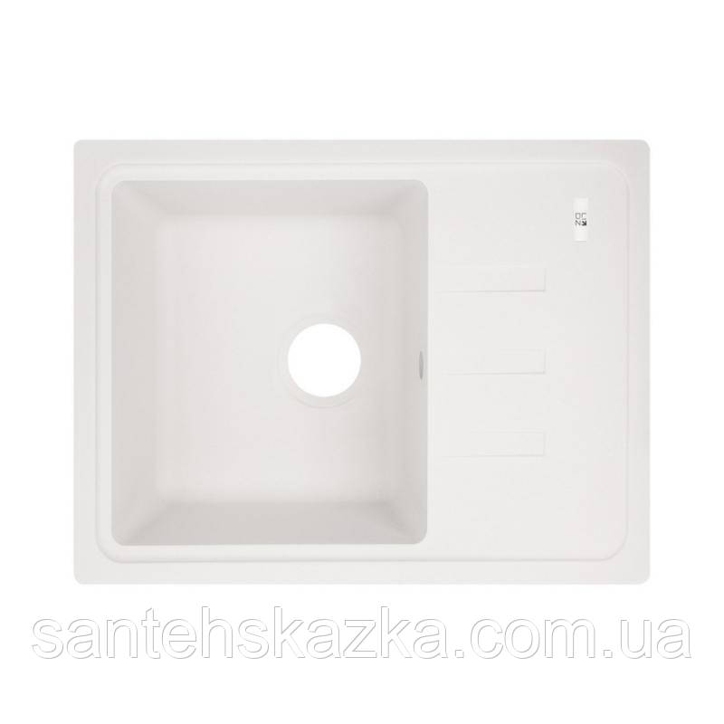 Кухонна мийка Lidz 620x435/200 WHI-01 (LIDZWHI01620435200), фото 1