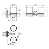 Стакан подвійний Qtap Liberty BLM 1155, фото 2