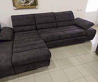 Мебельная ткань Черный велюр для перетяжки обивки мебели, дивана, кровати