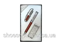 Подарунковий чоловічий набір: ручка, брелок, запальничка