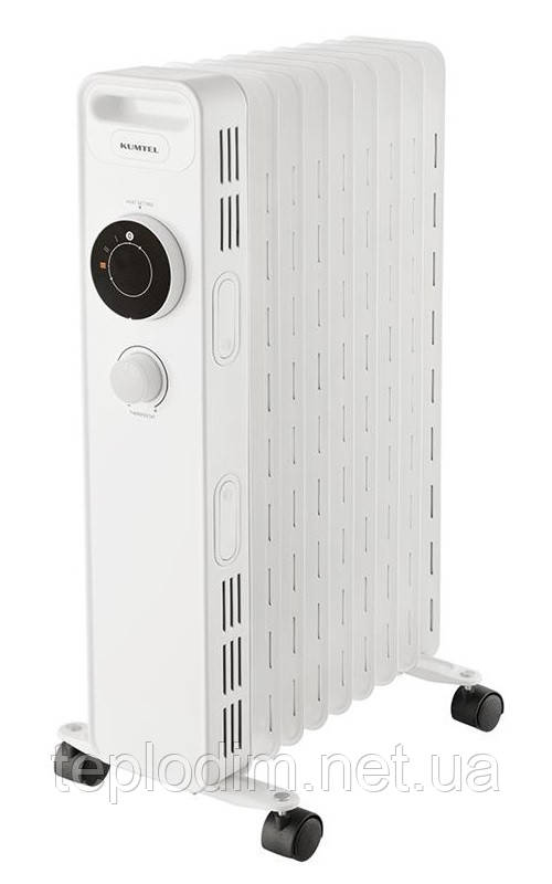 Масляний обігрівач Kumtel KUM-1225S White (2000 Вт/20 м2)