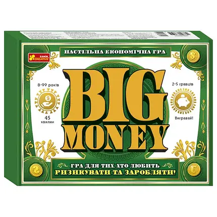 Настільна гра Big Money (українською), фото 1