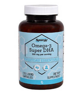 Vitacost Synergy Omega-3 Super DHA 500 мг на порцію Омега-3, 120 ЖК