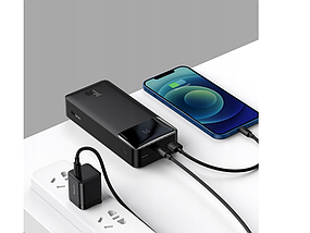 Зовнішній акумулятор Power Bank Baseus 30000 mAh 3XUSB USB-C PD 15W чорний, фото 3