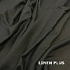 Чорна сорочково-платтєва лляна тканина, колір 948/147, фото 2