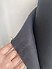 Чорна сорочково-платтєва лляна тканина, колір 948/147, фото 5