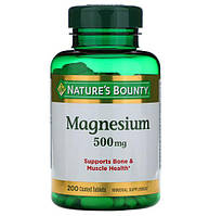 Магний Nature's Bounty Magnesium 500mg 200шт