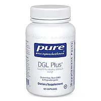 Pure Encapsulations DGL Plus / Деглицирризиновая солодка для здоровья желудка 60 капсул