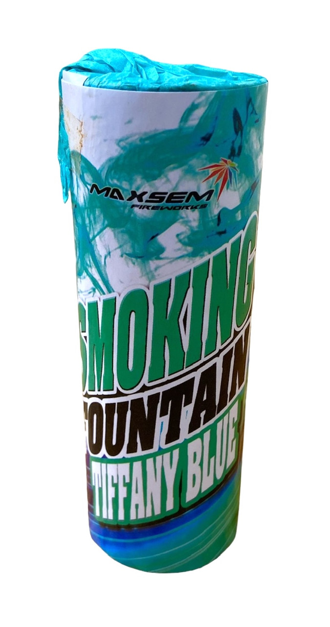 Кольоровий дим для фотосесії Бірюзовий Maxsem MA0509 Tiffany smoking fountain 45 сек